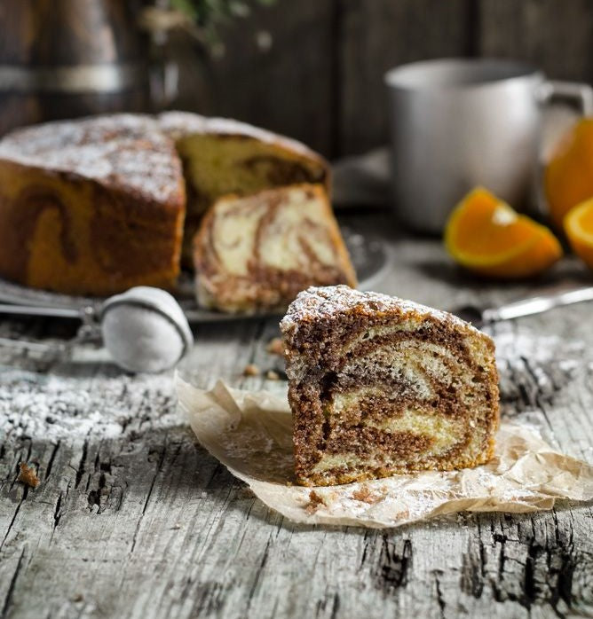 BIZCOCHO DE CHOCOLATE CON NARANJA SIN AZÚCAR - Mi abuela y sus pasteles