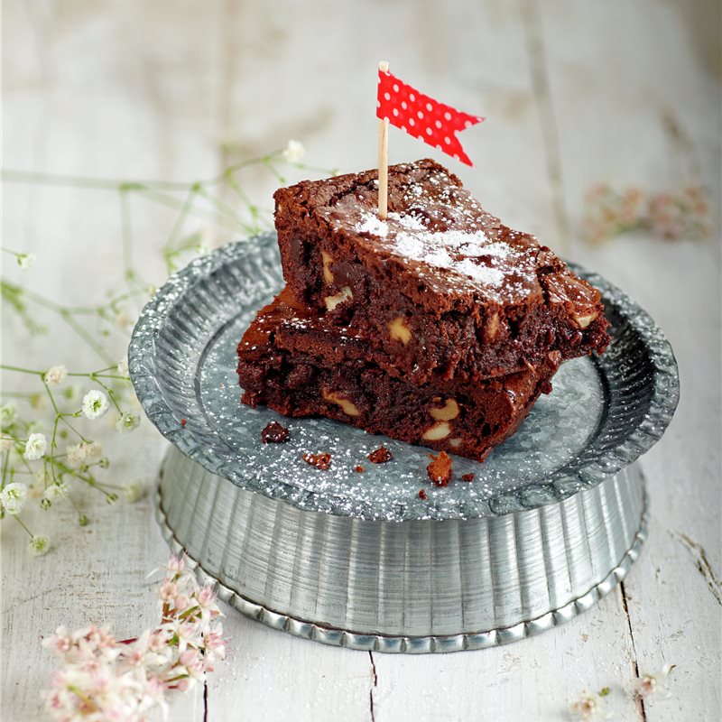 BROWNIE DE CHOCOLATE CON TROCITOS - Mi abuela y sus pasteles