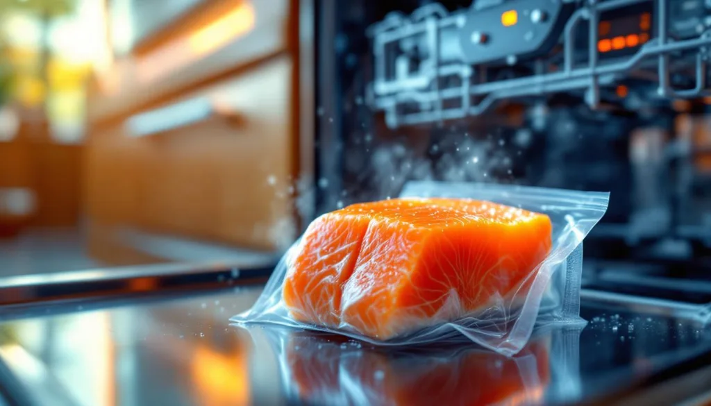 descubre cómo cocinar salmón en el lavavajillas durante 2 horas puede sorprenderte con resultados deliciosos y sorprendentes. ¡una forma innovadora y fácil de preparar pescado!