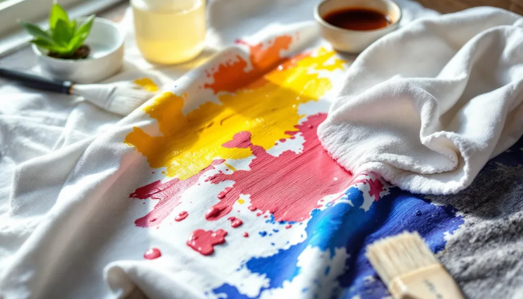 aprende métodos efectivos para eliminar manchas de pintura de la ropa sin dañar el tejido, manteniendo tus prendas como nuevas.