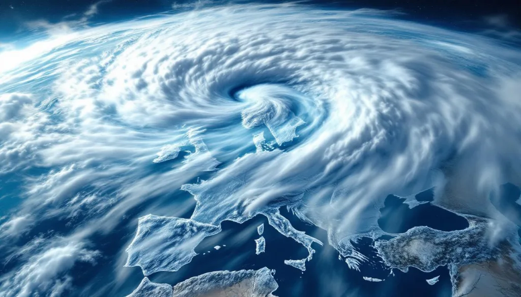 descubre cómo el vórtice polar influye en el clima de europa más que el atlántico o el mediterráneo, desvelando su impacto oculto en las condiciones meteorológicas del continente.