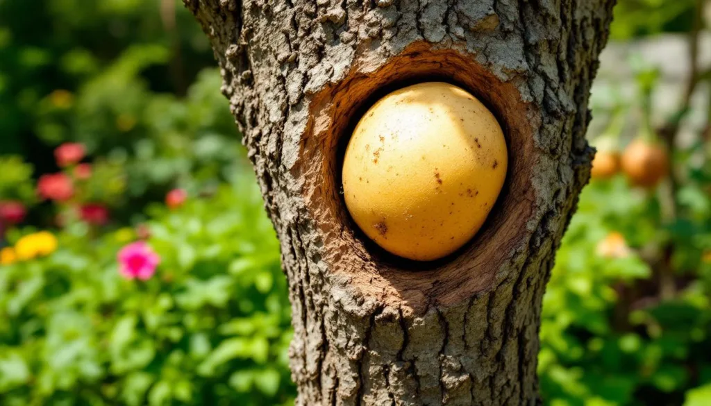 descubre el increíble truco de jardinería viral: por qué poner una patata en el árbol puede transformar tu jardín de manera sorprendente.