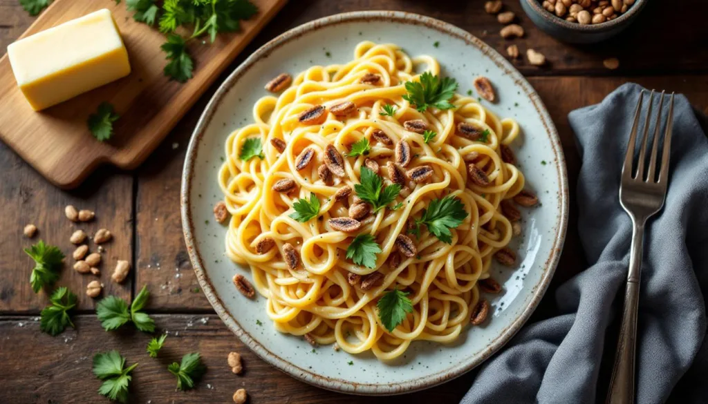 descubre cómo una sencilla receta de pasta con mantequilla y anchoas puede sorprenderte con su sabor único y delicioso. ¡atrévete a probarla!
