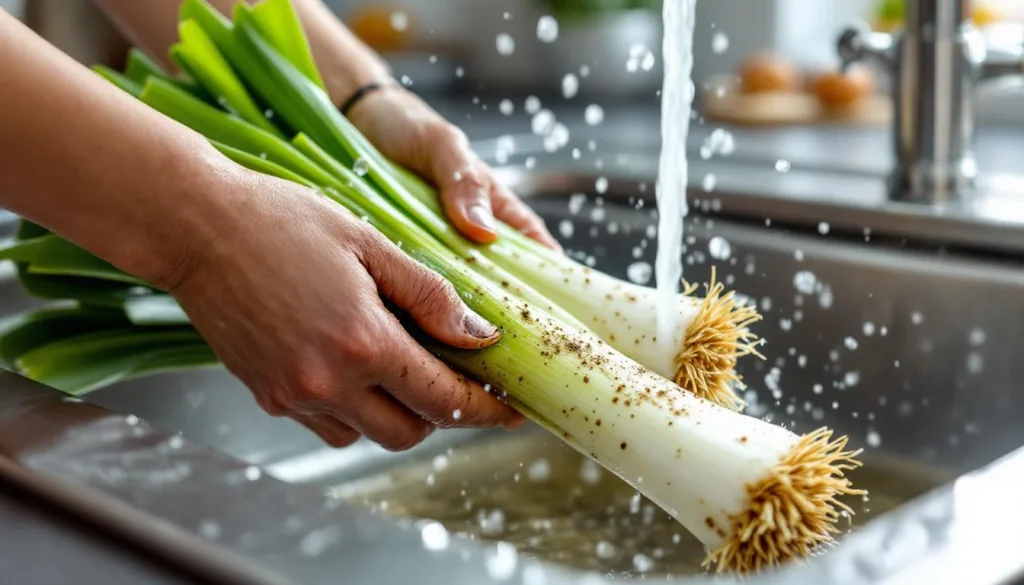descubre el truco infalible para limpiar puerros y disfruta de una limpieza perfecta cada vez que los prepares.