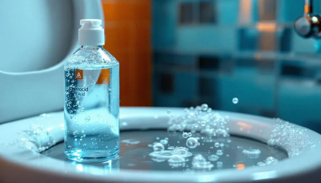 un fontanero explica cómo el ácido clorhídrico elimina eficazmente la suciedad y desinfecta tu inodoro para una limpieza profunda y rápida.