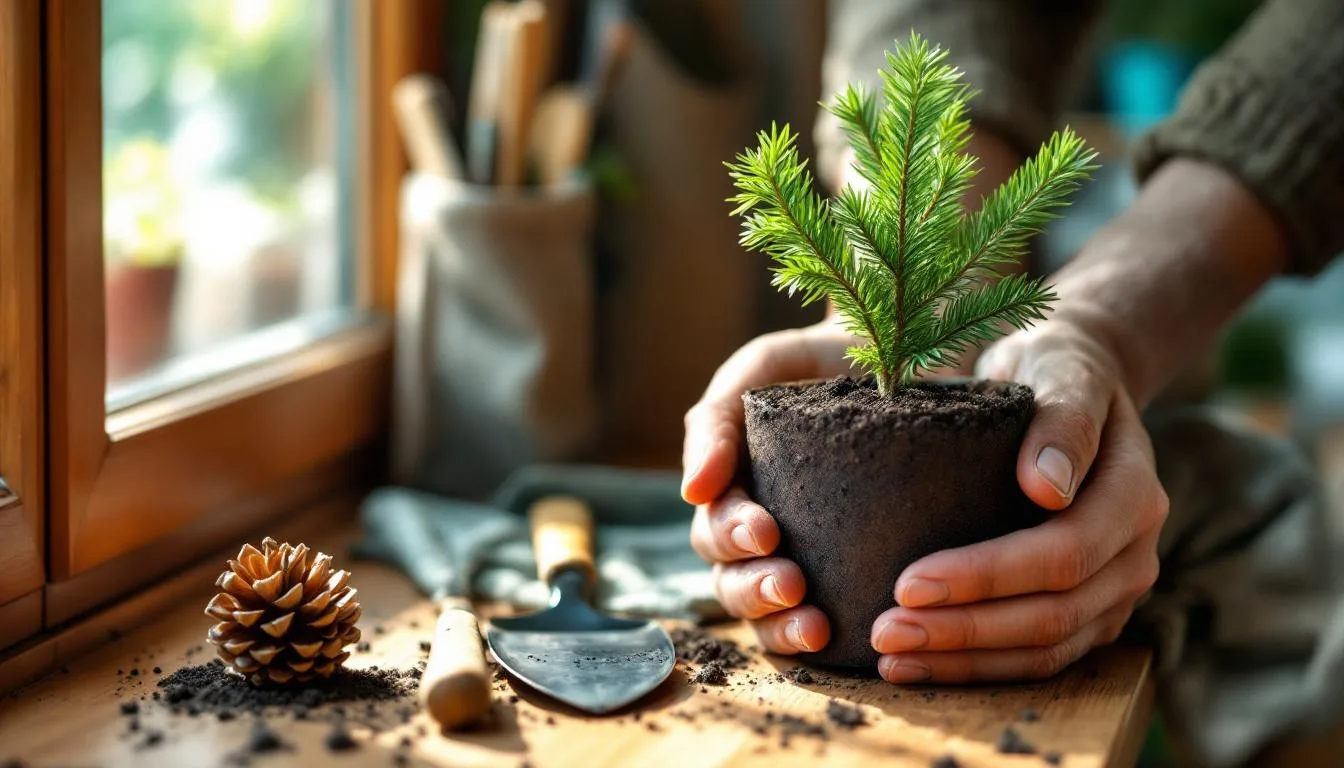 Un jardinero revela cómo cultivar un pino desde una piña en casa ...
