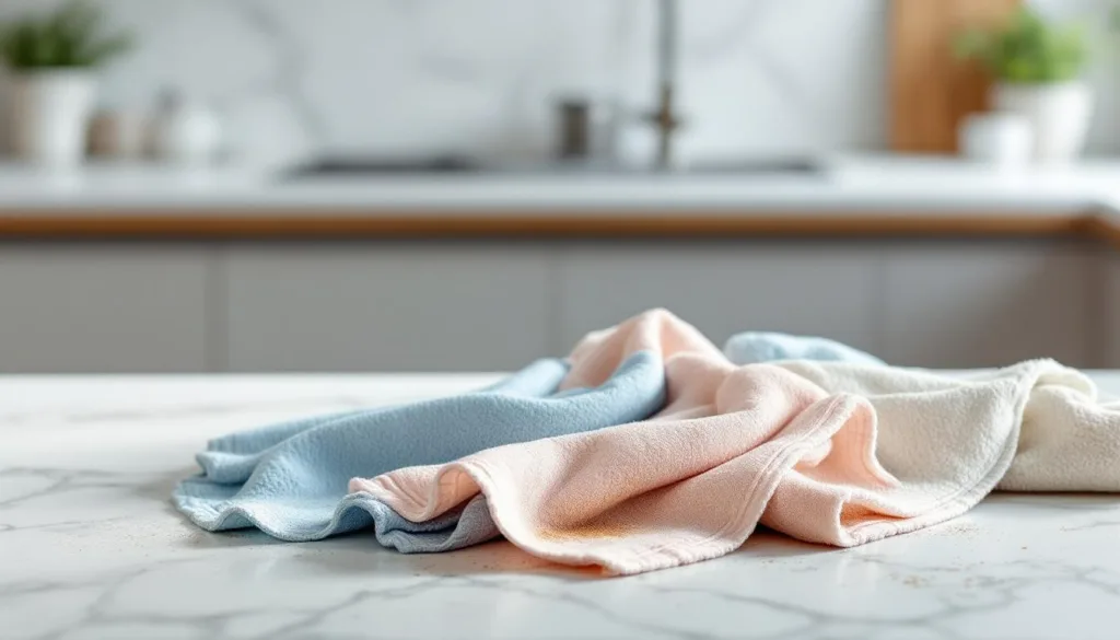 una experta en limpieza explica por qué el bicarbonato no logra blanquear tus paños de cocina y ofrece consejos efectivos para mantenerlos impecables.